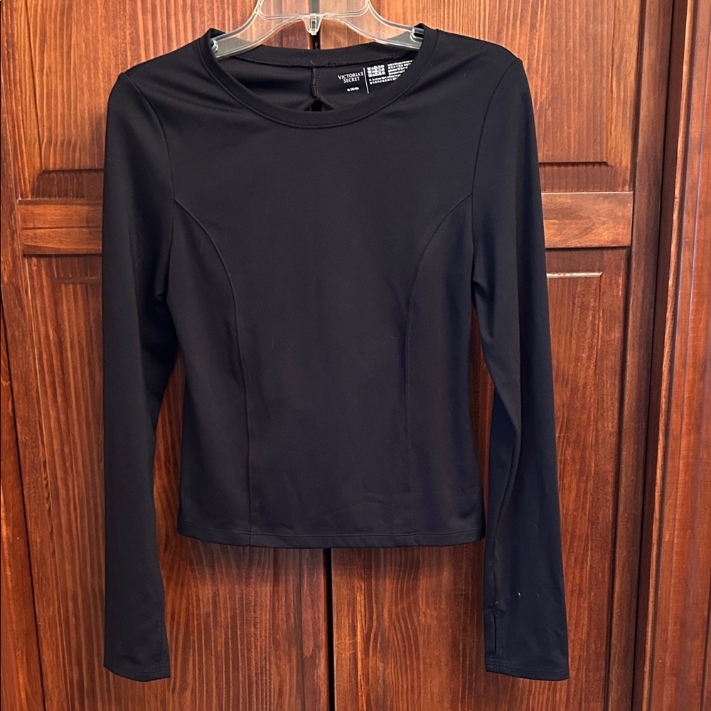 Victoria's Secret Classic Black Long Sleeve Top